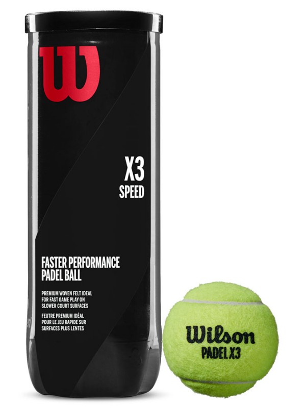 Padel žoge Wilson Speed ball X3