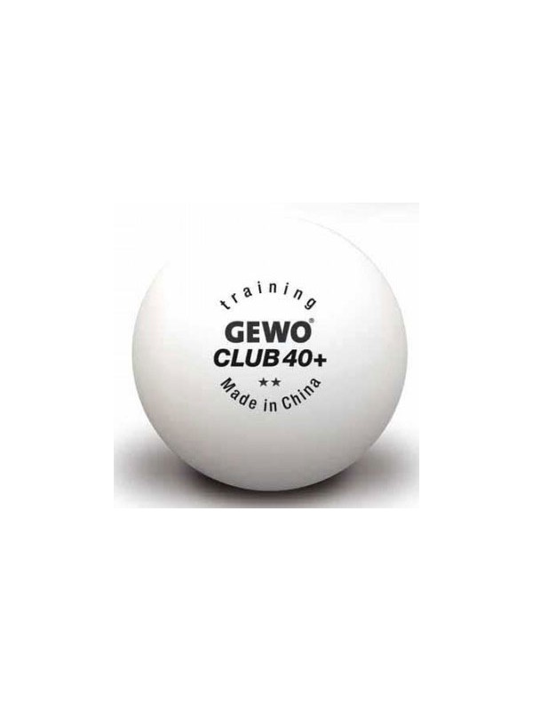 Žogice za namizni tenis GEWO Training Club 40+ ** - 72 žogic