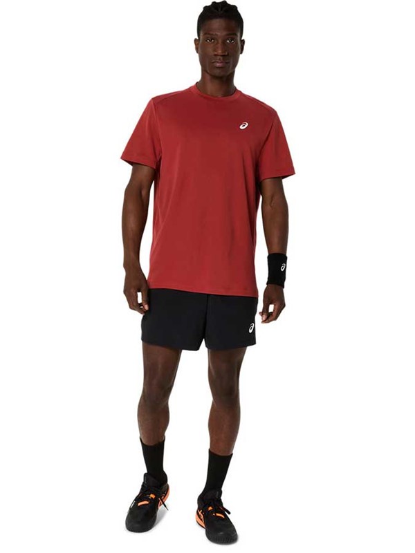 Asics moška majica Court SS Top Burnt Red