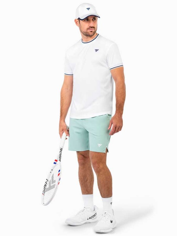 Tecnifibre majica Team Tech tee White