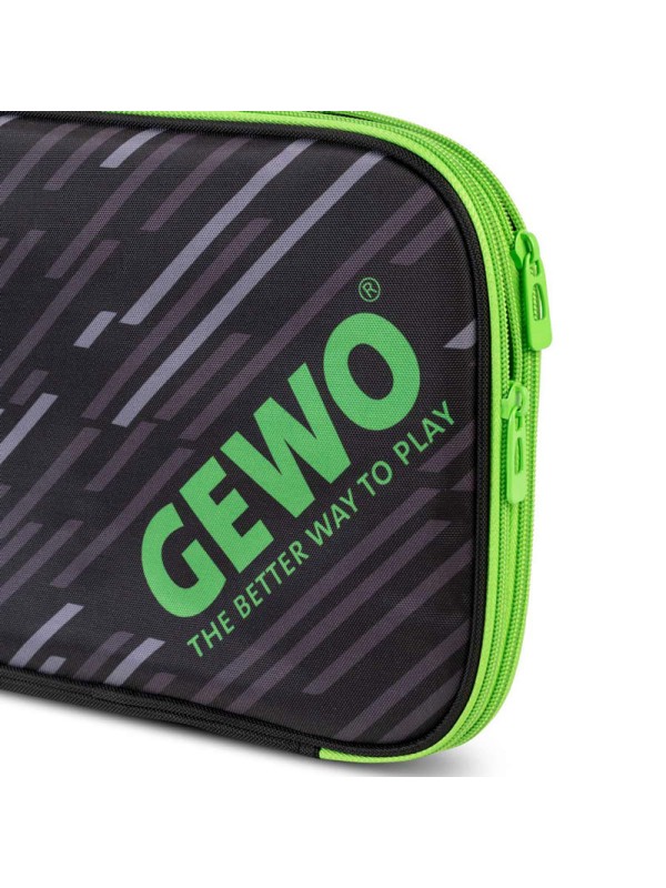 Ovitek za namizno teniški lopar GEWO Double cover Stripes Lime