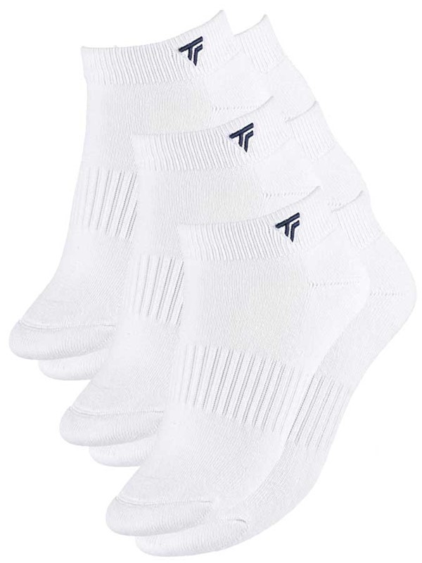 Tecnifibre nizke nogavice Low-Cut socks bele - 3 pack