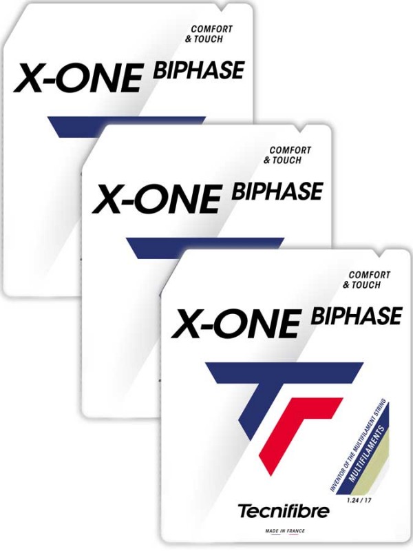 3 x Tenis struna Tecnifibre X-One biphase set
