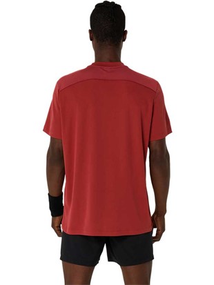 Asics moška majica Court SS Top Burnt Red