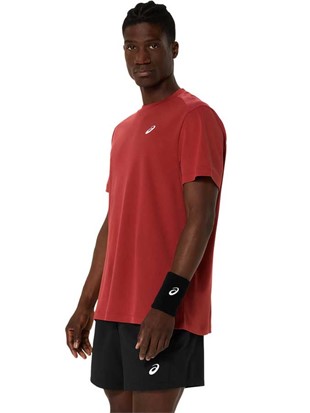 Asics moška majica Court SS Top Burnt Red