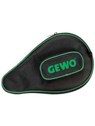 Ovitek za namizno teniški lopar GEWO Round Nova z žepkom za žogice Green