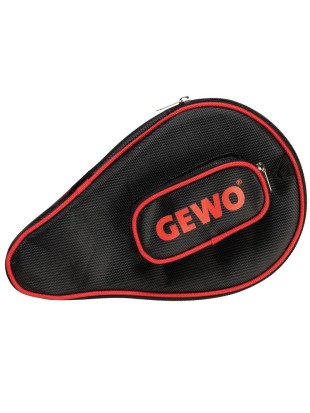 Ovitek za namizno teniški lopar GEWO Round Nova z žepkom za žogice red