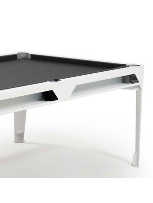 Cornilleau Hyphen biljard miza – bela z dark grey podlogo